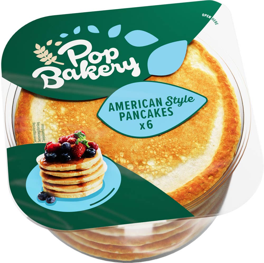 Pop! Bakery Pannkakor Amerikanska 6-p
