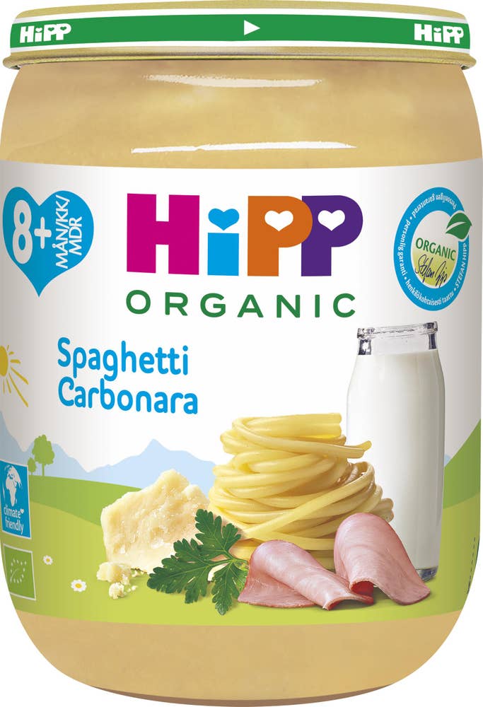 Hipp Spaghetti Carbonara 8M EKO