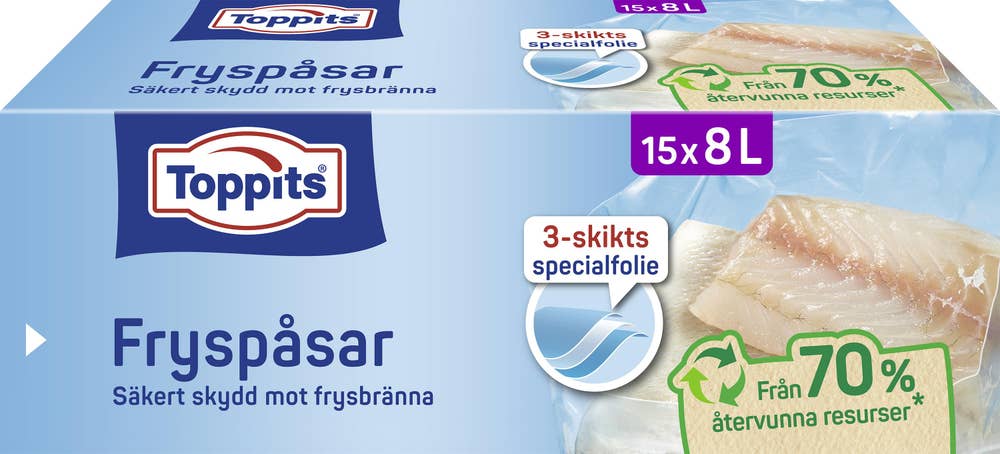 Toppits Fryspåsar 8L
