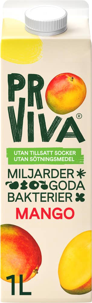 ProViva Fruktdryck Mango Utan Tillsatt Socker & Sötningsmedel