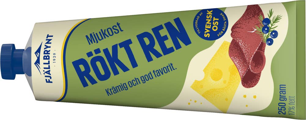 Fjällbrynt Mjukost Rökt Ren 17%