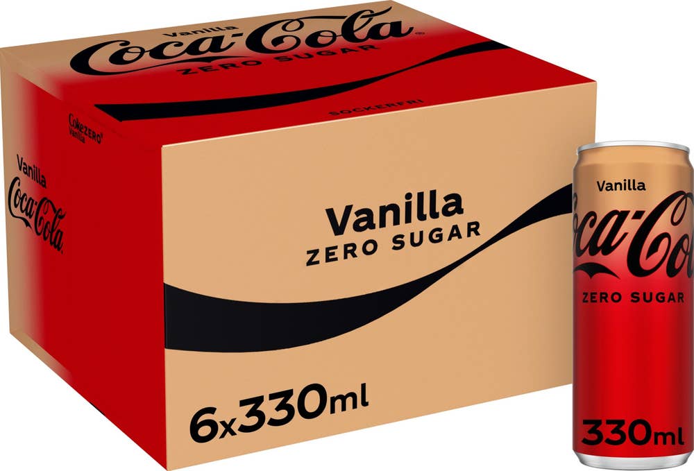 Coca-Cola Zero Sugar Vanilla 6x33cl