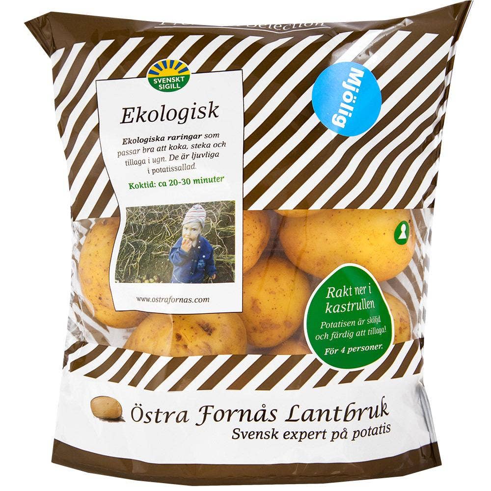 Potatis Mos/Mjölig EKO Klass2 Sverige