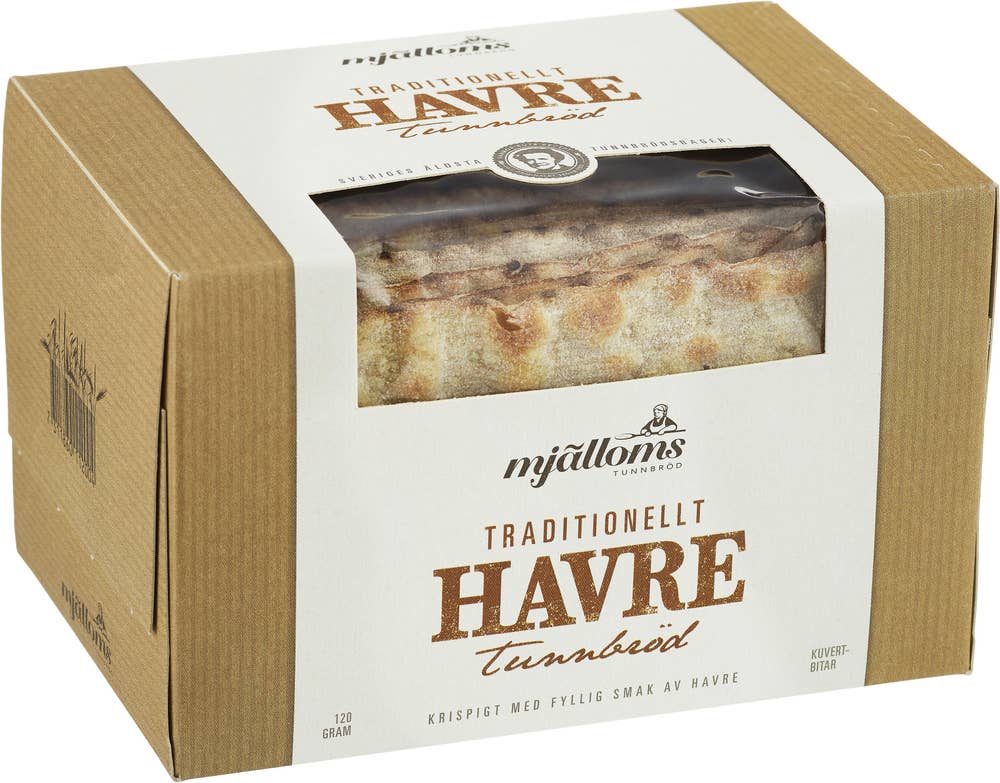 Mjälloms Tunnbröd Havre