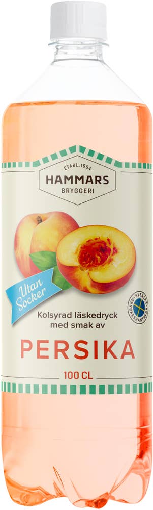 Hammars Bryggeri Läsk Persika Sockerfri