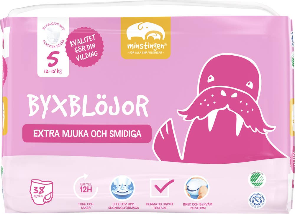 Minstingen Byxblöjor 12-18Kg