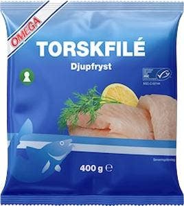 Omega Torskfilé Fryst MSC
