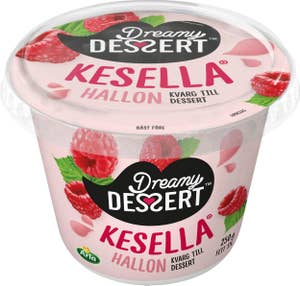 Dreamy Dessert Kesella Dessertkvarg Hallon 5%