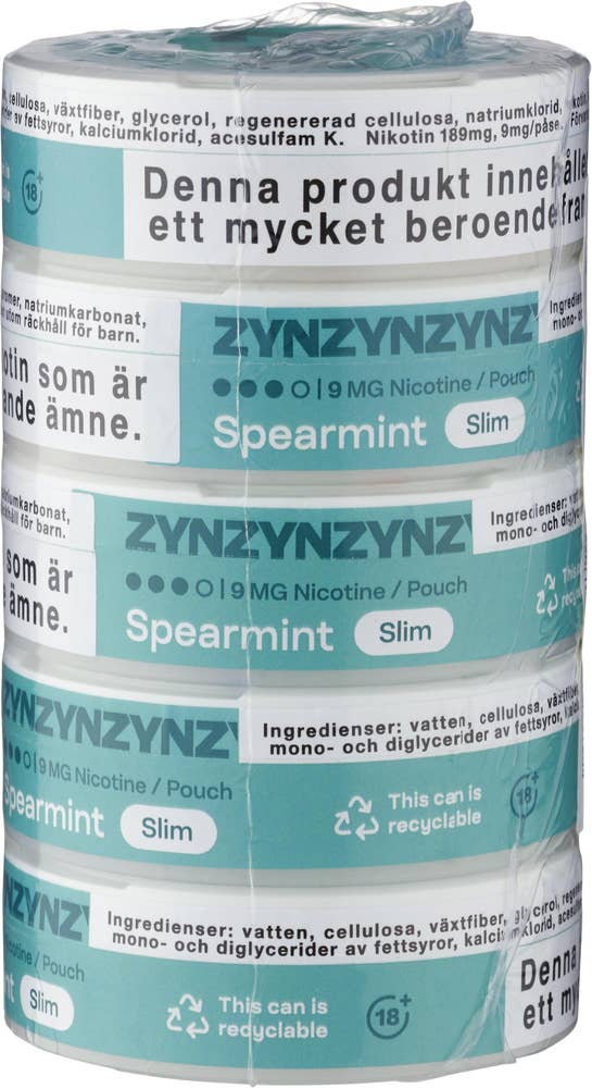 Zyn Snus Spearmint Slim Strong