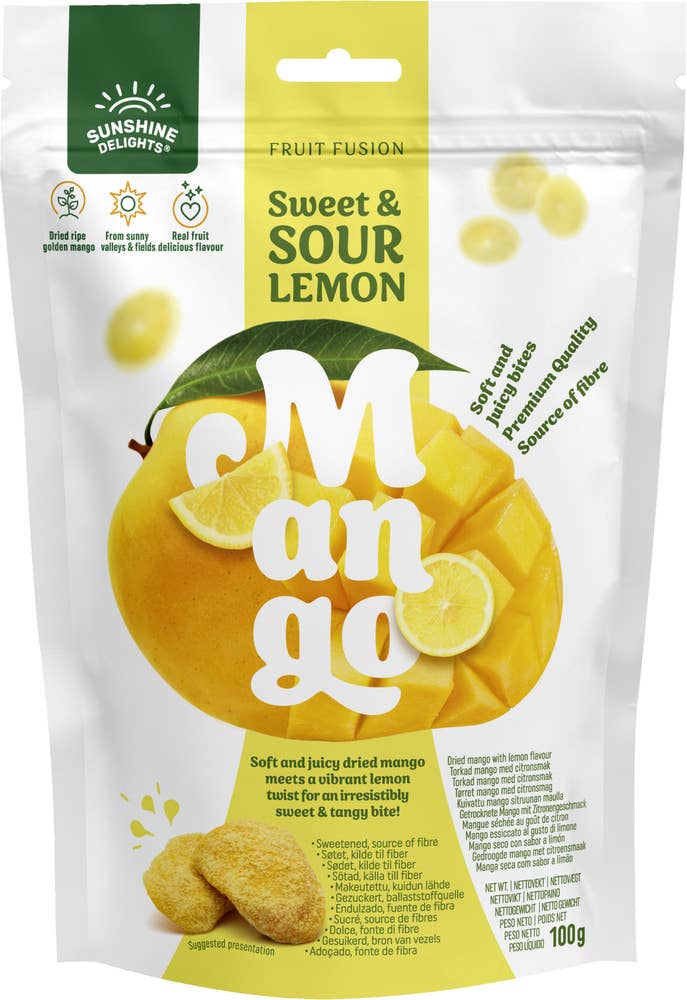 Sunshine Delights Sweet & Sour Lemon & Mango