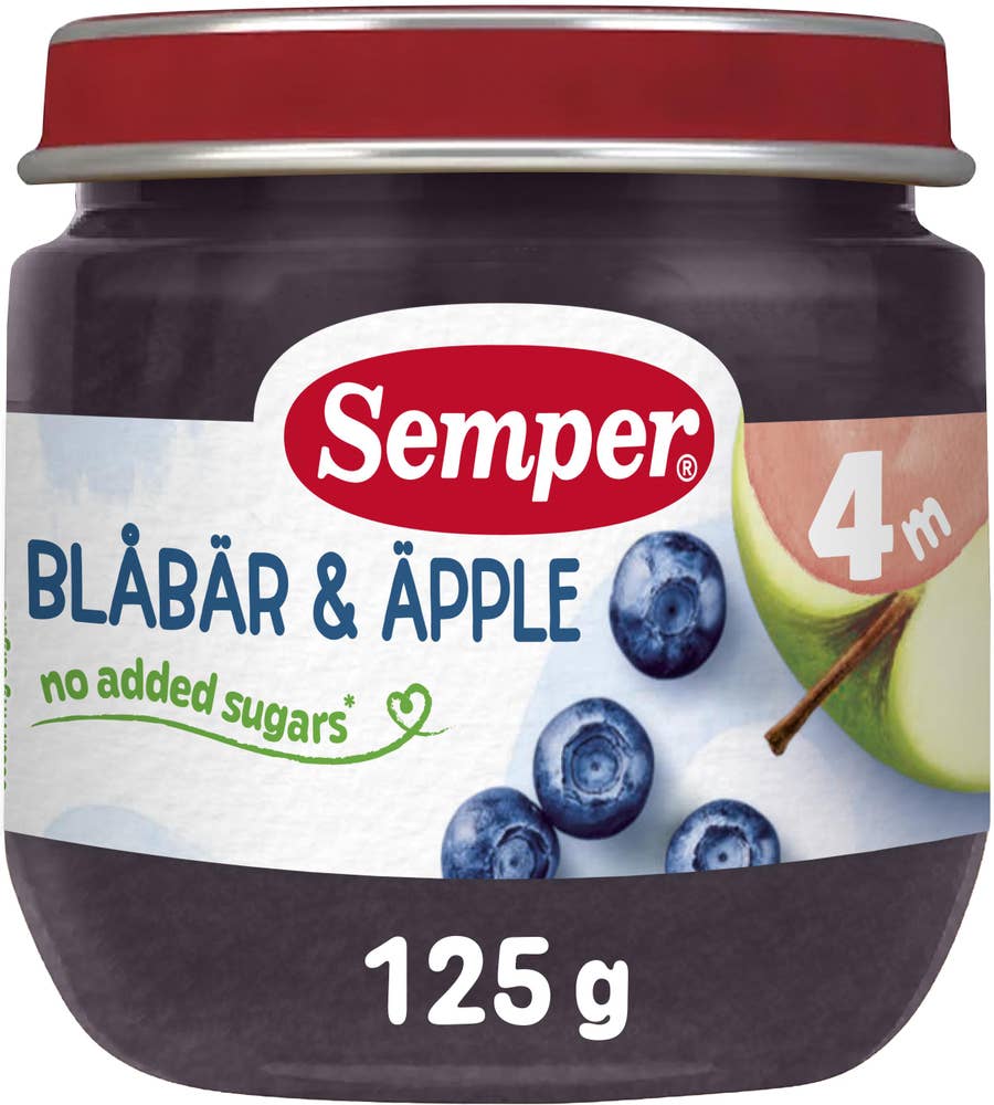 Semper Blåbär & Äpple 4M