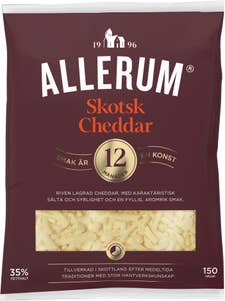 Allerum Cheddar Ost Riven 35% 12M Allerum