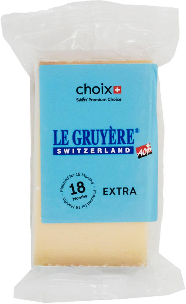 choix Gruyère Extra lagrad Opastöriserad Ost 18M