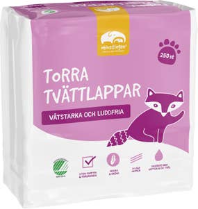 Minstingen Tvättlappar Torra