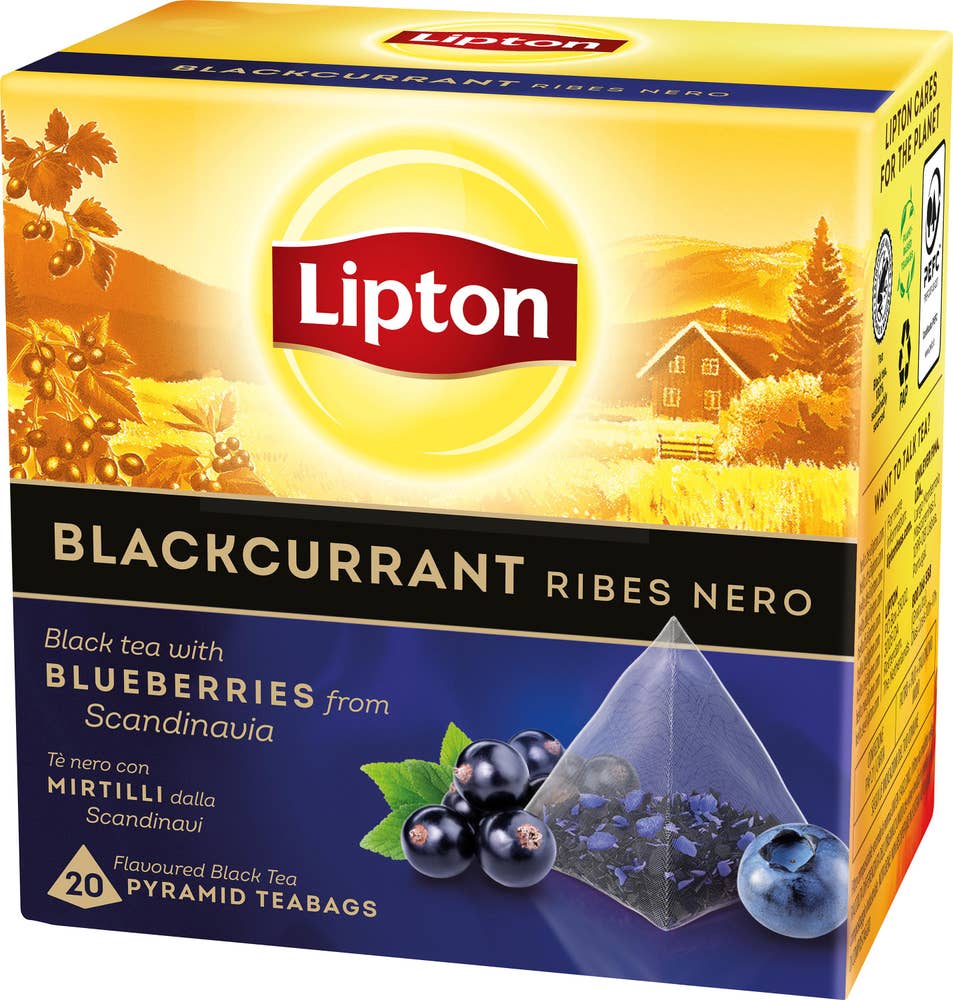 Lipton Svart Te Black Currant