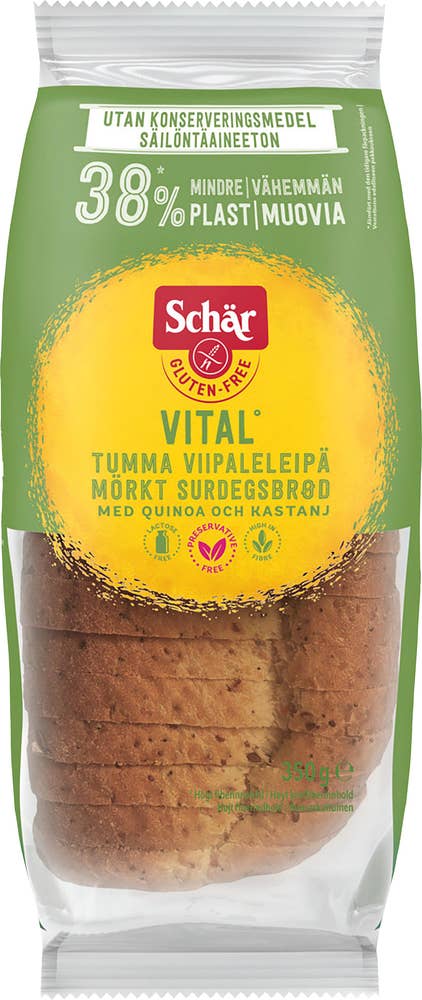 Schär Mörkt Surdegsbröd Glutenfri