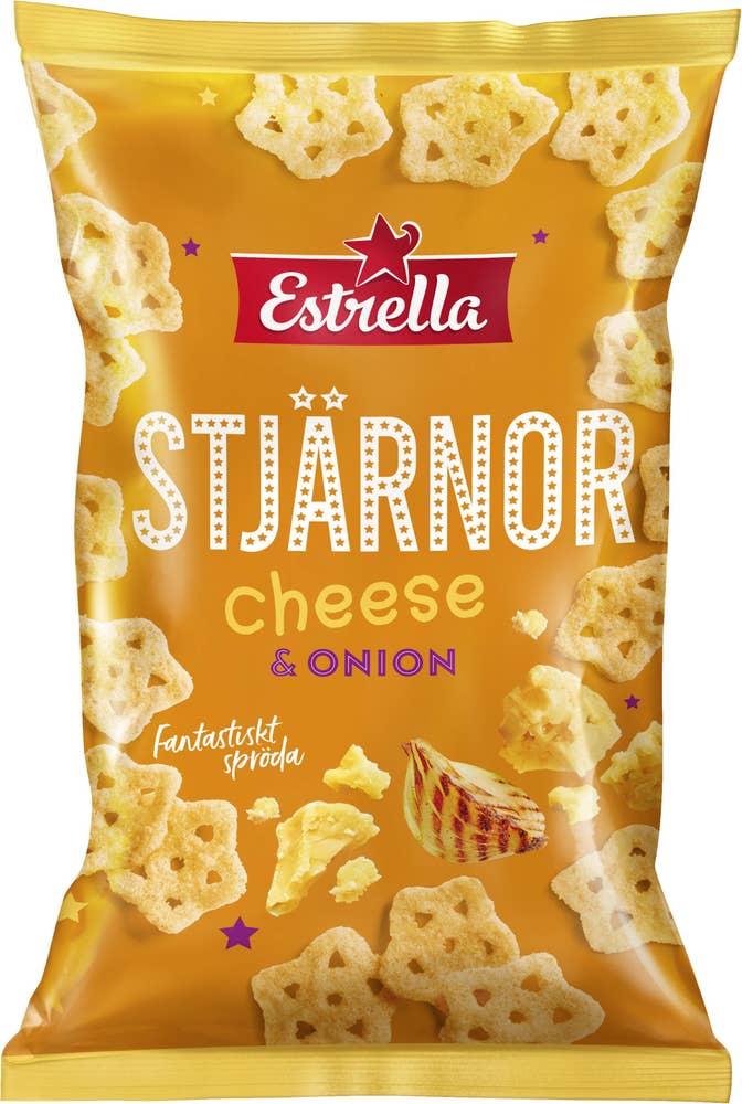 Estrella Stjärnor Cheese & Onion