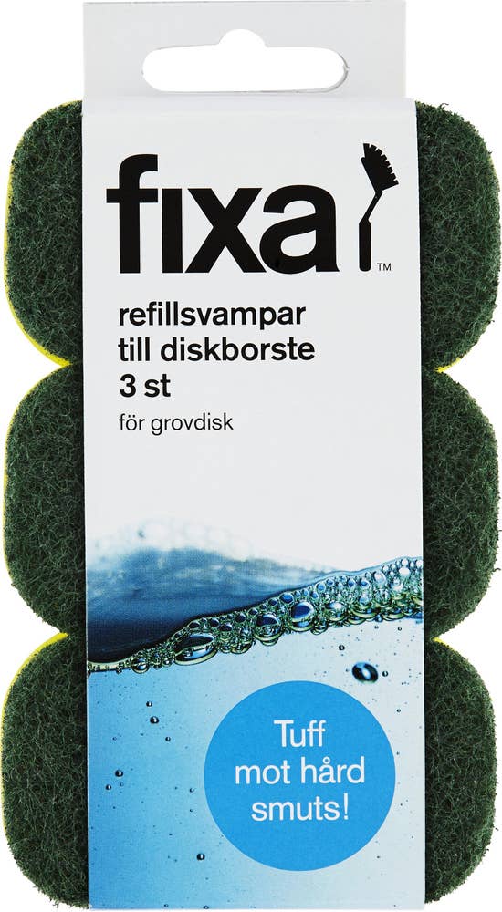 Fixa Refillsvampar till Diskborste Grov
