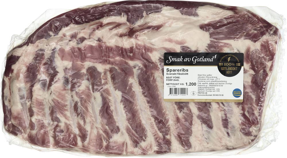 Smak av Gotland Spareribs