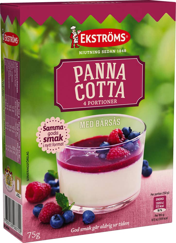 Ekströms Pannacotta Bärsås