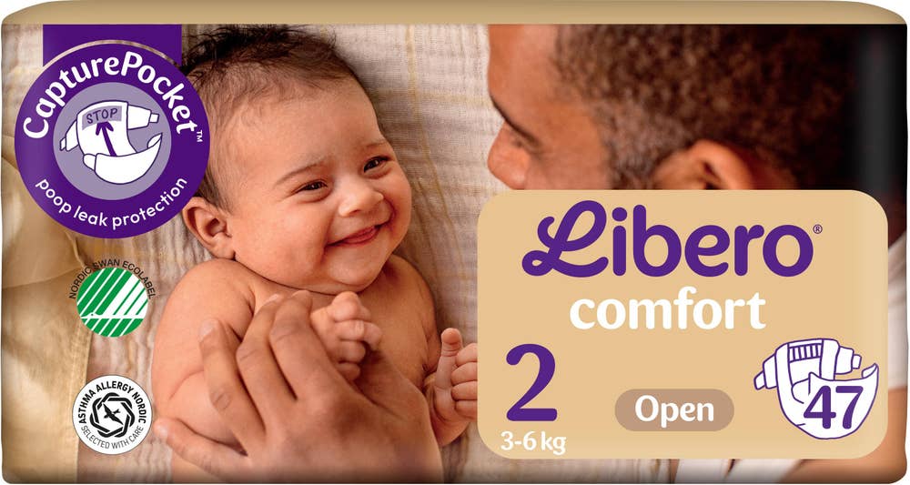 Libero Blöja Comfort (2) 3-6kg