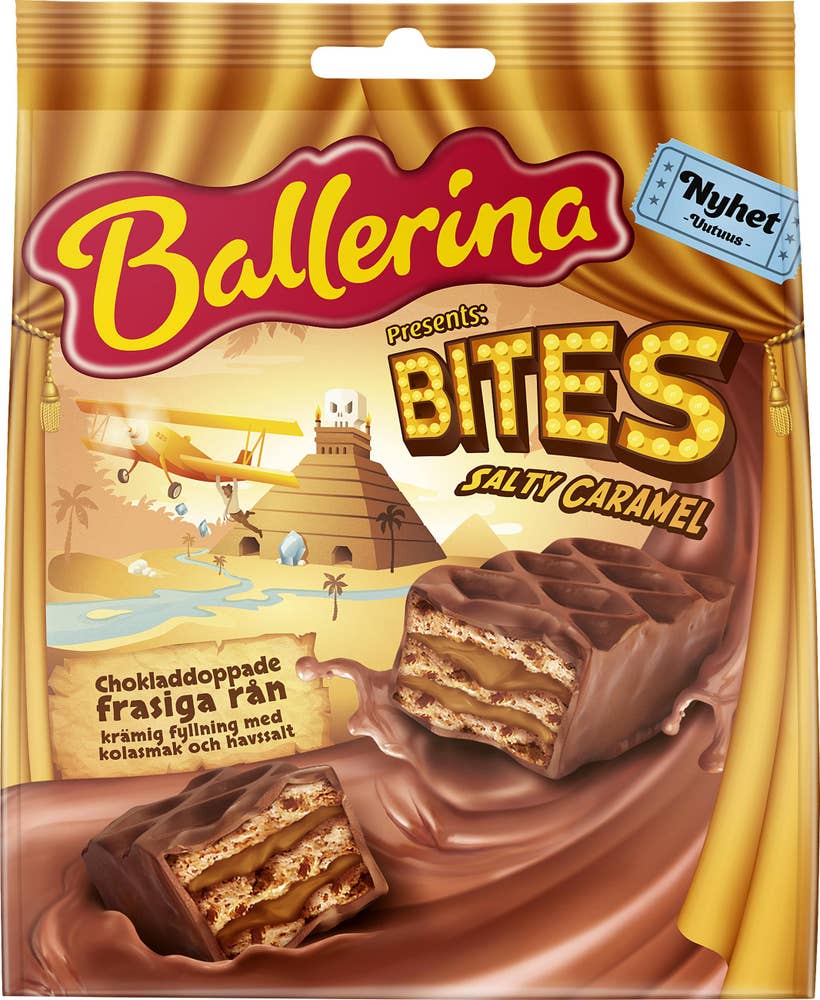 Göteborgskex Ballerina Bites Salty Caramel Göteborgs