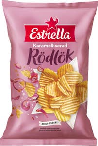 Estrella Chips Karamelliserad Rödlök