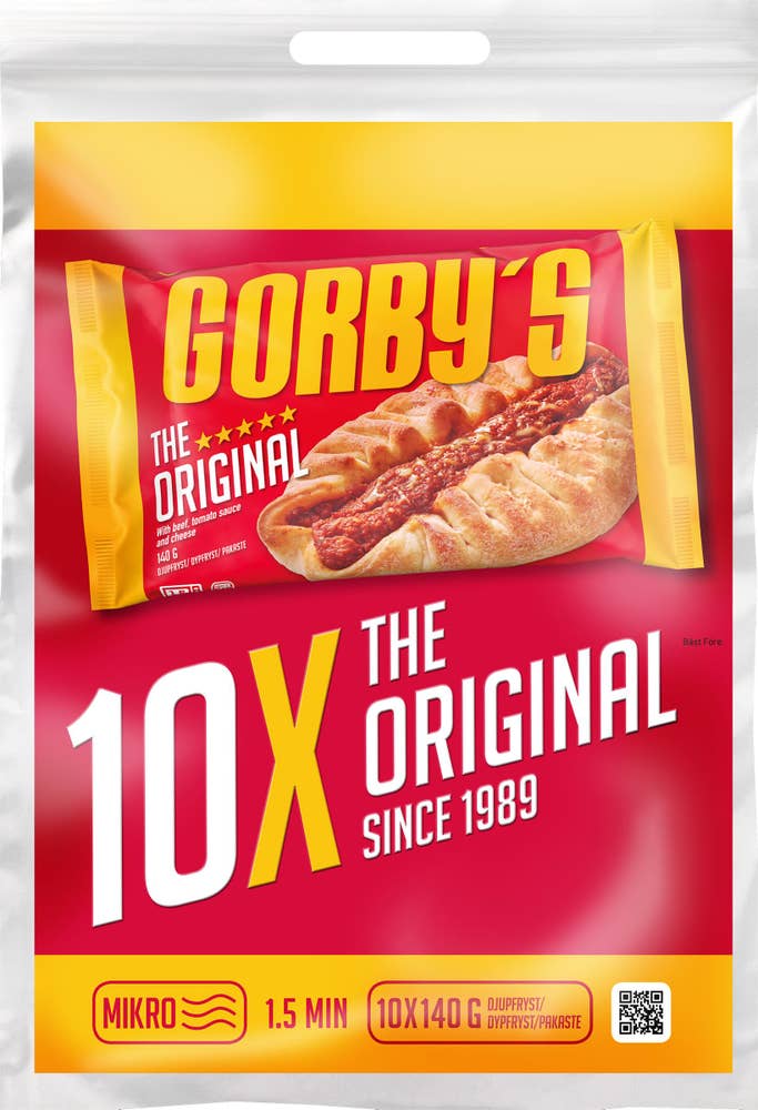 Gorbys Pirog Original 10-pack Fryst