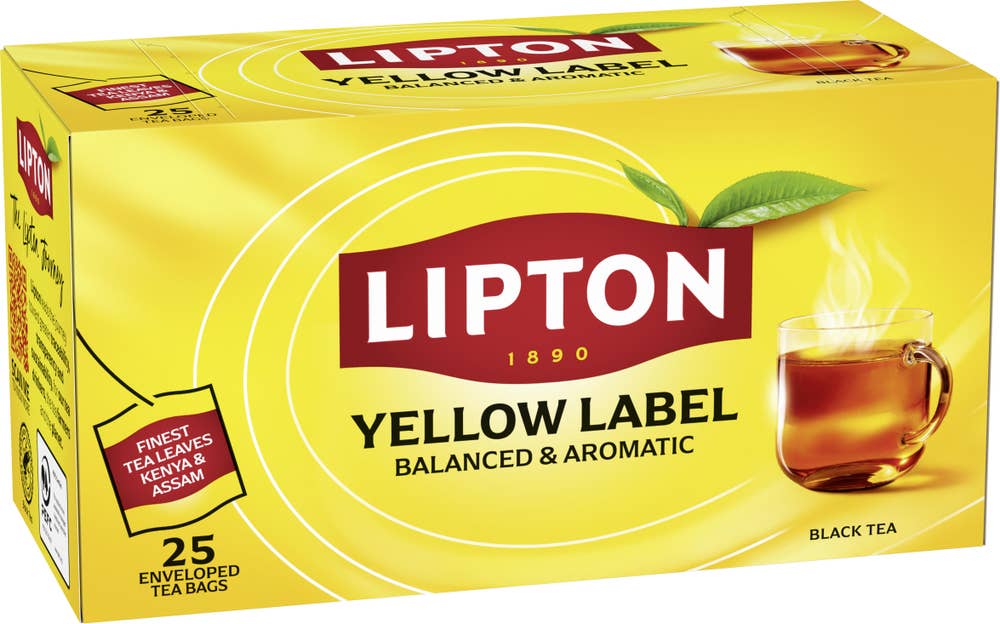 Lipton Svart Te Yellow Label