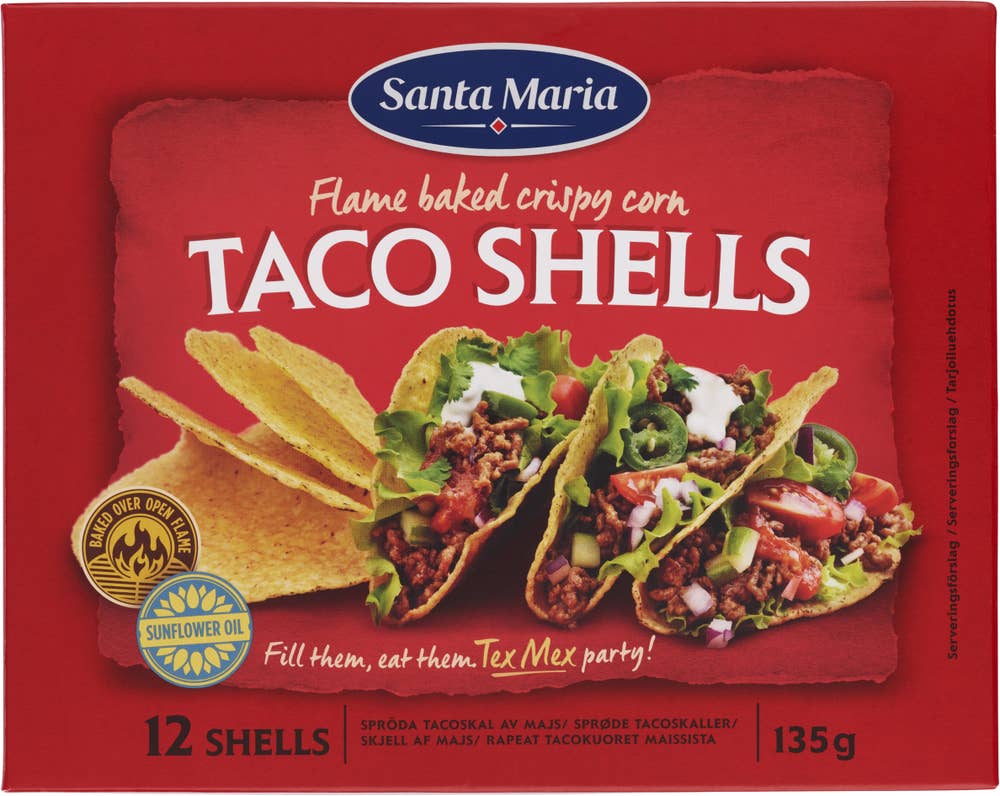 Santa Maria Taco Shells 12-p