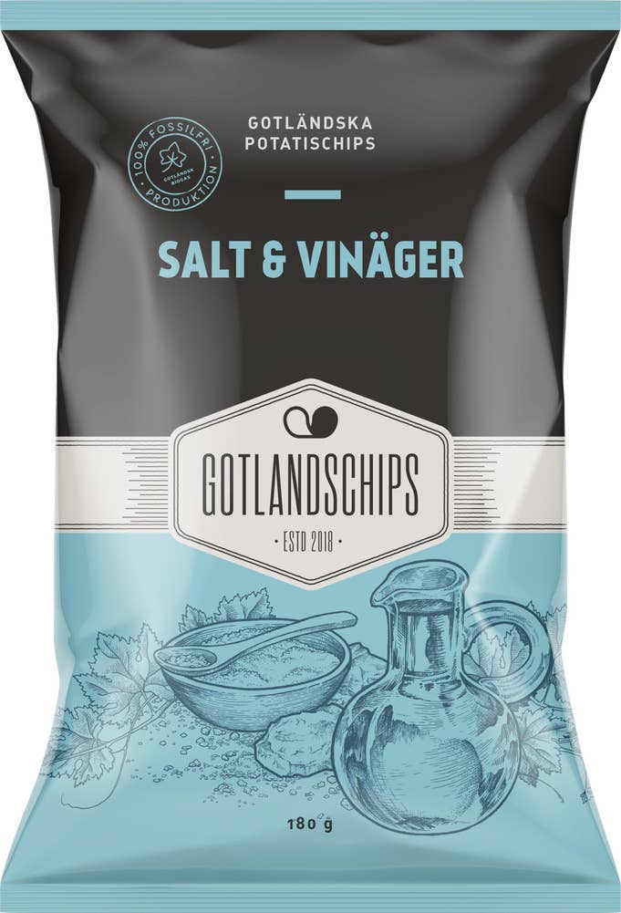 Gotlandschips Chips Salt & Vinäger