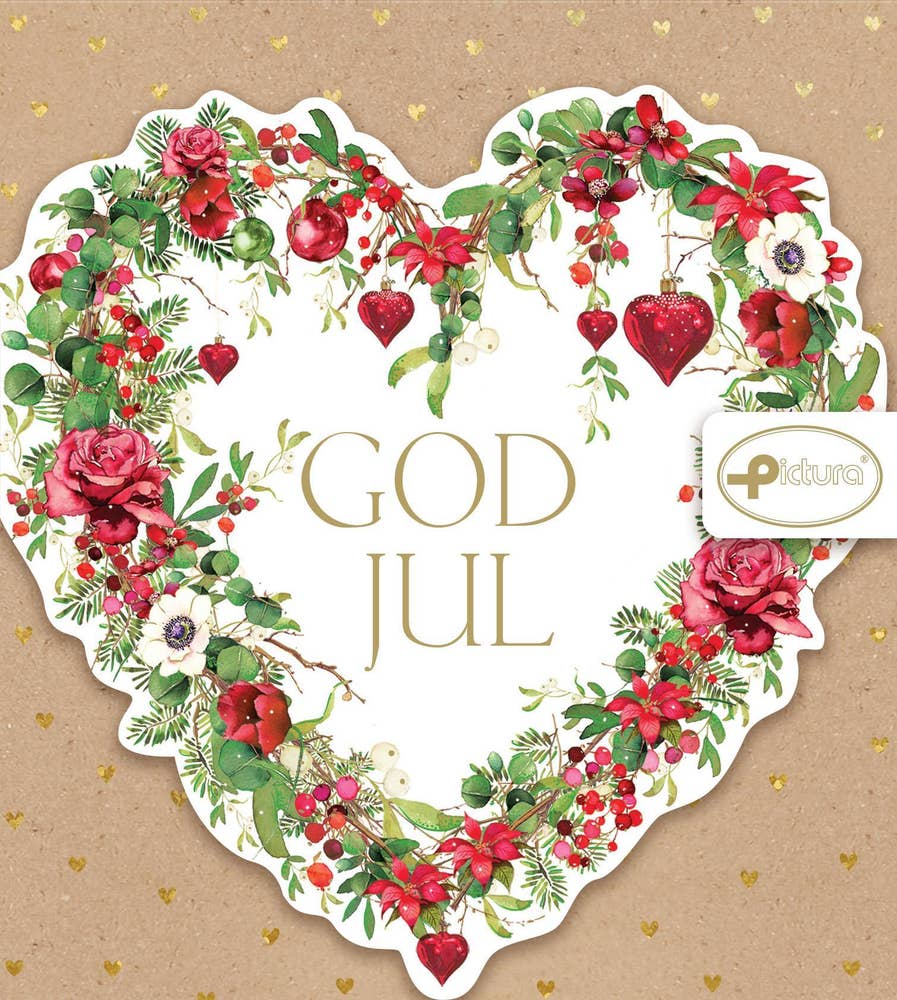 Pictura Julkort Christmas Rose
