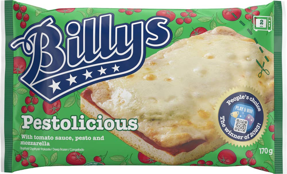 Billys Pan Pizza Pestolicious Fryst