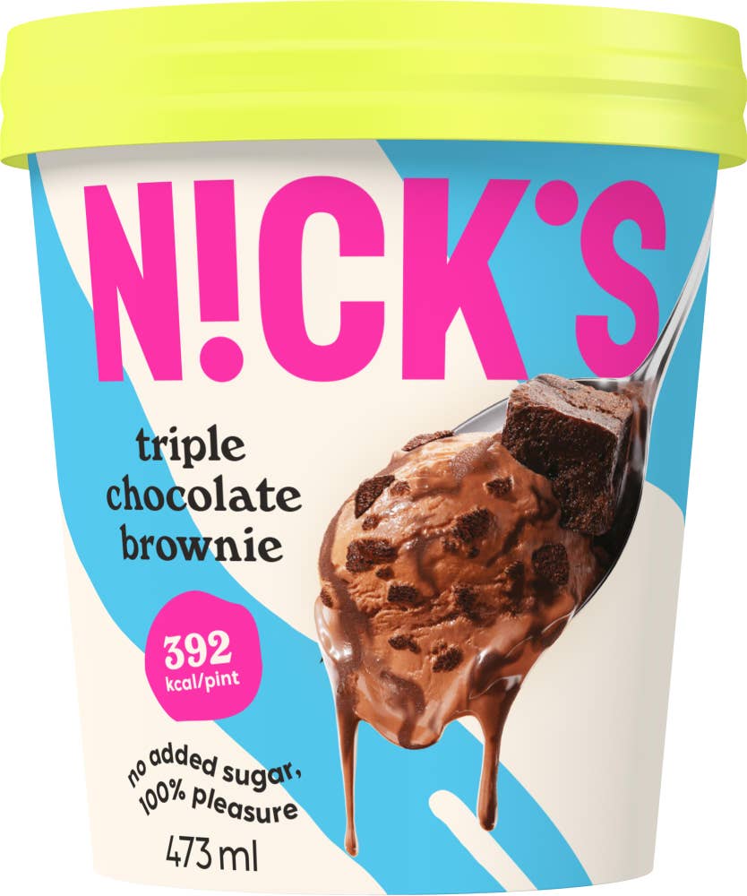 NICKS Glass Chocolate Brownie