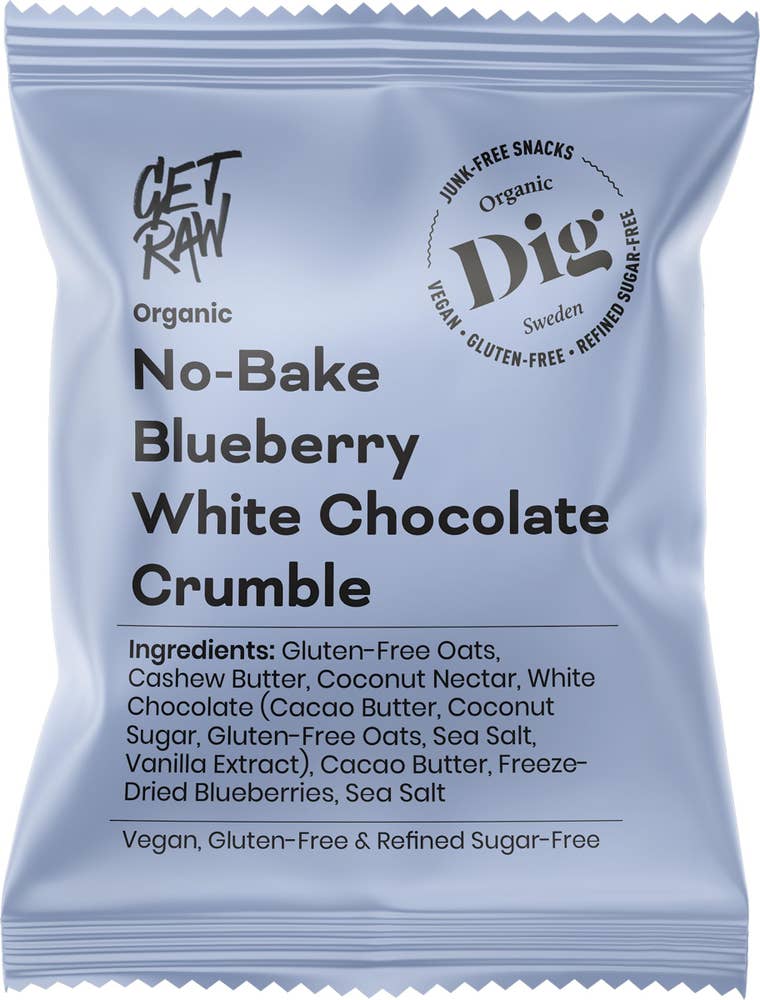 Get Raw No-Bake Blueberry White Chocolate Crumble EKO