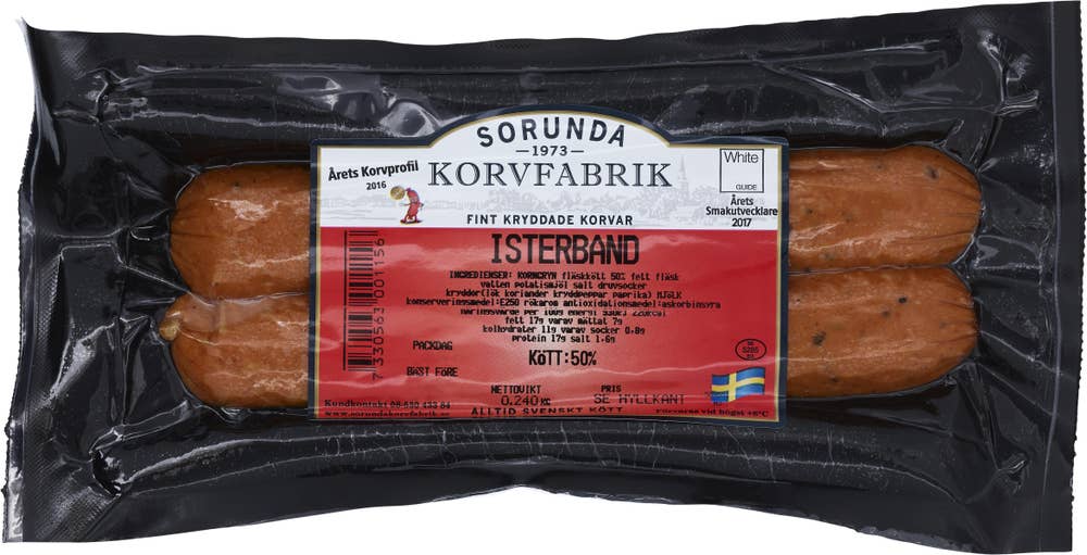 Sorunda korvfabrik Isterband