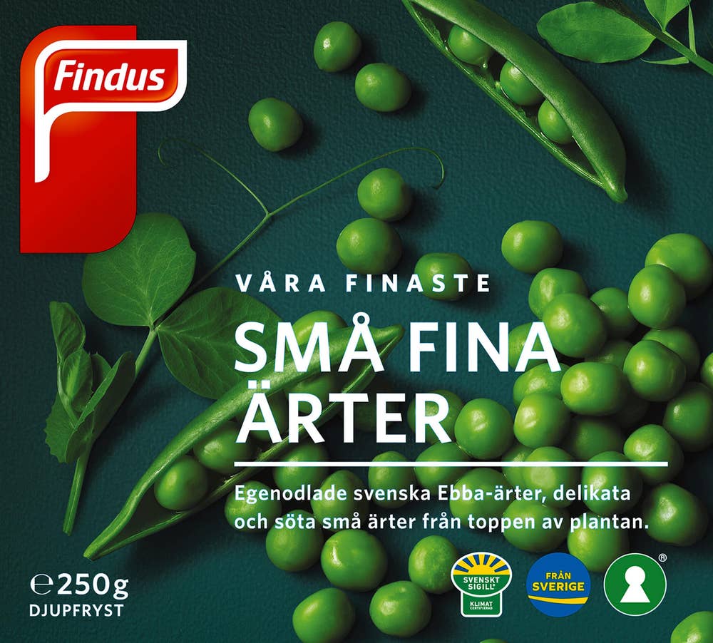 Findus Ärter Små Fina Frysta