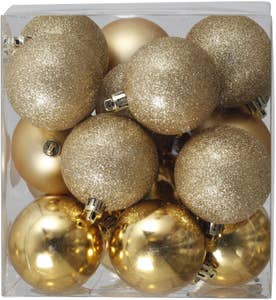 Hedlundgruppen Julgranskulor Guld Mix 6cm