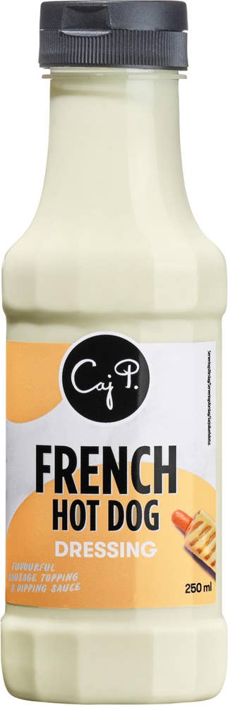 Caj P Sås French Hotdog
