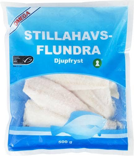 Omega Stillahavsflundra Fryst MSC