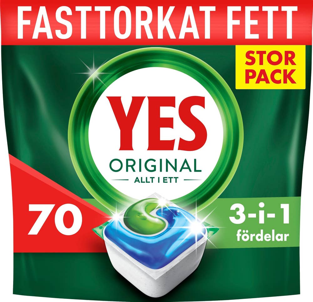 Yes Diskmaskintablett Original