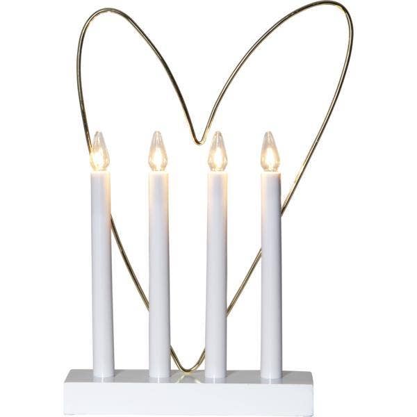 Star Trading Ljusstake Glossy Heart