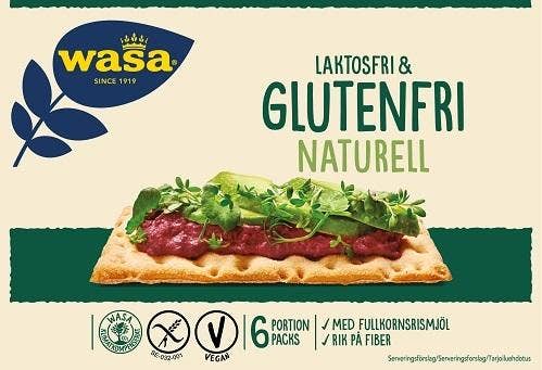 Wasa Knäckebröd Naturell Laktos- & Glutenfri