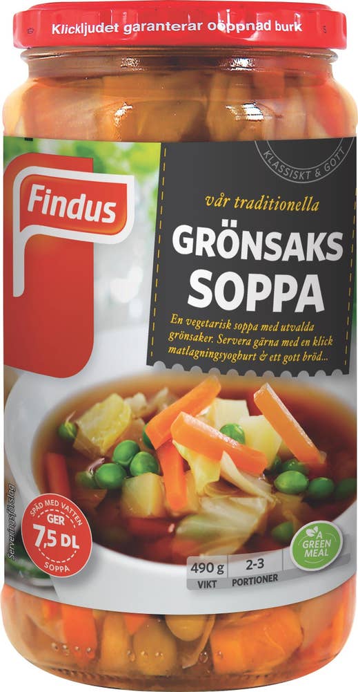 Findus Grönsakssoppa