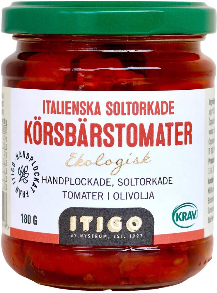 Itigo Soltorkade Körsbärstomater EKO/KRAV