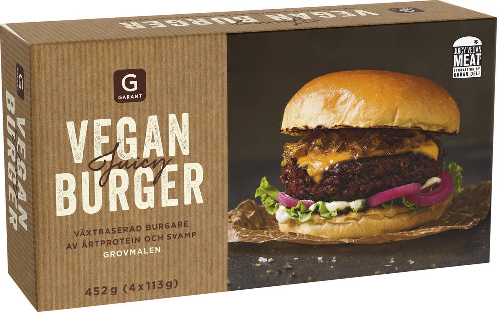 Garant Burgare Vegan Fryst 4-p