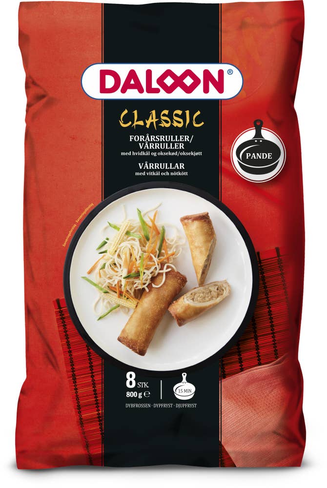 Daloon Vårrullar Frysta 8-p