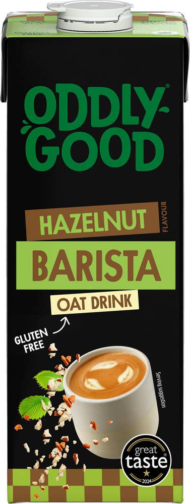 Oddlygood® Barista Havredryck Hasselnöt Glutenfri 3%