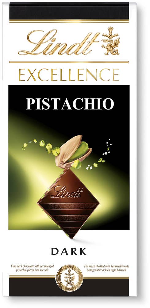 Lindt Excellence Mörk Chokladkaka Pistachio