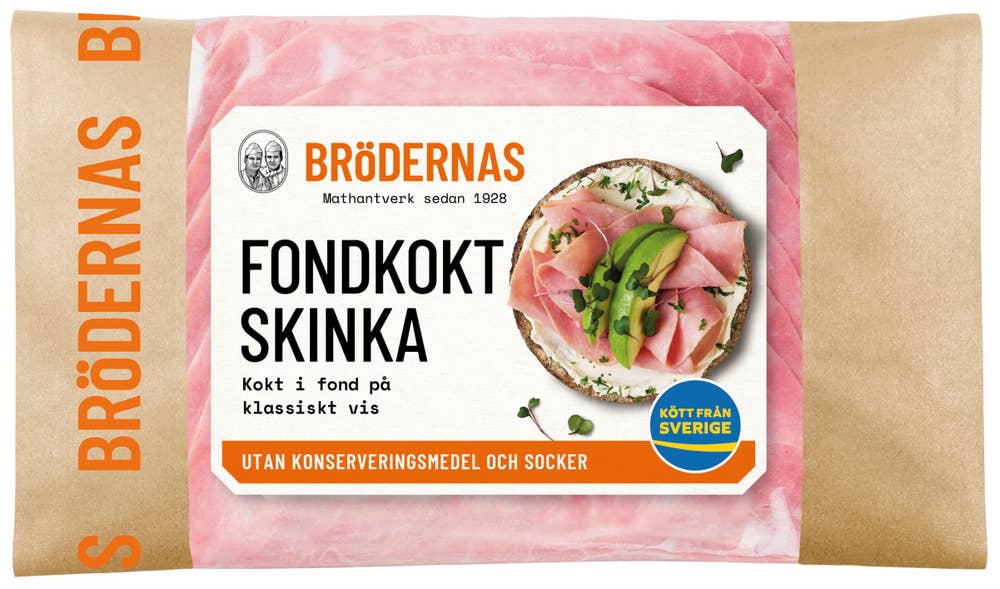 BRÖDERNAS Fondkokt Skinka Skivad